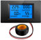 Fasizi AC 80-260V 100A Digitale Corrente Tensione Amperaggio LCD Misuratore di Potenza DC Volt Amp Test Gauge Monitor Power Energy Tester Amperometro Voltmetro