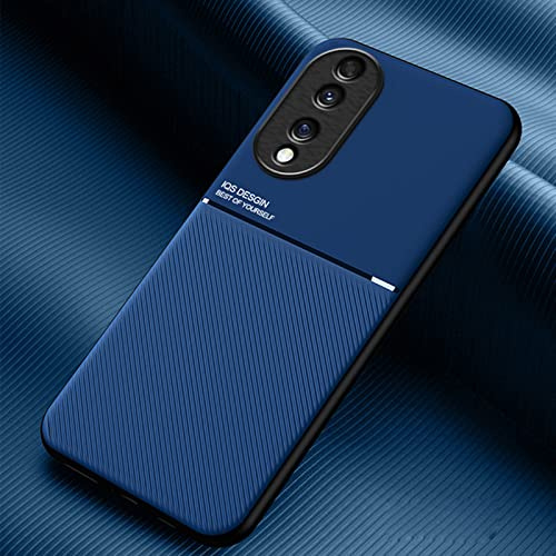 TIANCI Hülle für Honor 70, Textur rutschfest und Stoßfest Schutzhülle, [Hautfreundliches PU-Leder] [Ultradünnes TPU] Handyhülle für Honor 70