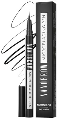 Nanobrow Microblading Pen - Enhancing, Thickening, Eyebrow Filling. Brow pen with ultra-thin tip (Espresso)