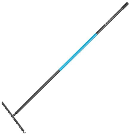 Cellfast IPRO Universal Metal Rake Hardened Heavy Duty Boron Steel Head Aluminum Light Shank SAFETOUCH Length 1550 mm Weight 0.9 kg