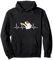 American Bulldog Herzschlag Mensch Hund Pullover Hoodie