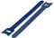 100st Kabelbinder Klett, Kabelbinder Klettverschluss, Wiederverwendbare Kabelbinder Mit Klett, Verstellbare Schnurbinder Gurt Klettbänder (200mm - Blau)