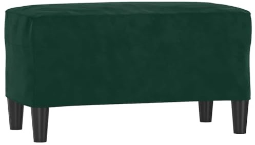 vidaXL Sitzbank Dunkelgrün 70x35x41 cm Samt