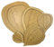 MB Cordas Gabarit de coupe de feuilles de plumes en macramé, lot de 10 psc.: 37,5cm, 29,5cm, 23cm, 17,5cm, 13cm, outil de suspension murale, faciles à couper, pour le tissage, les loisirs créatifs