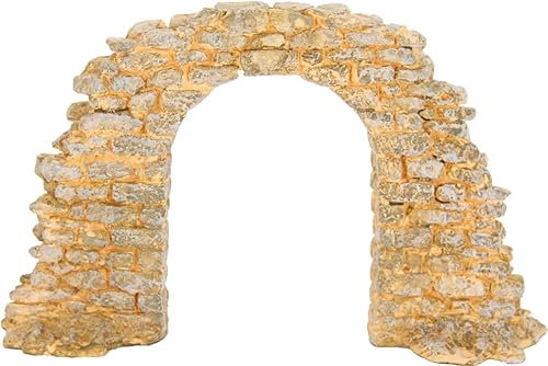 FADEDA Steintorbogen/Höhe:15 cm/handbemalt/detailgetreue Krippen Figuren - Weihnachten Tisch Dekoration Krippe Zubehör