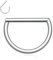 Gerader Stab Nasenring Silber Septum Schmuck 16G Septum Clicker Ring Daith Ohrringe Chirurgenstahl Halbkreis Rook Conch Helix Hoop Earring Higned Segment Tragus Cartilage Conch Schmuck 10mm