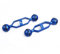 LetonPower Blue 5 Underwater Aluminum Alloy Extension Arm (2-Pack) - Dual Ball System with 1 Head Connector, Waterproof & Rustproof for Diving Camera Tray/Strobe/Video Light, Scuba Photography Gear