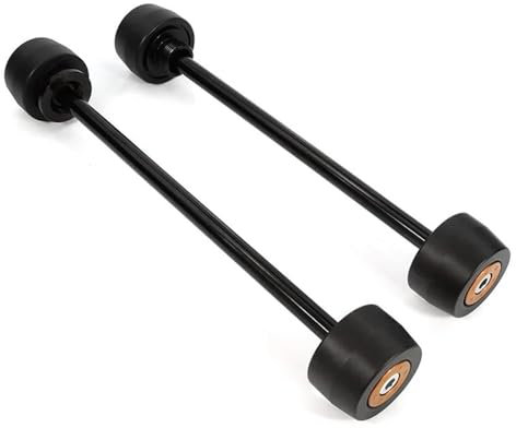 WEedsy Tamponi Paratelaio Moto Moto Ruota Forcella Posteriore Sliders Crash Protector per KTM 690 SMC R 690 SMC 690 Duke R Husqvarna 701 Supermoto Protezione Anticaduta Moto (Color : Orange)