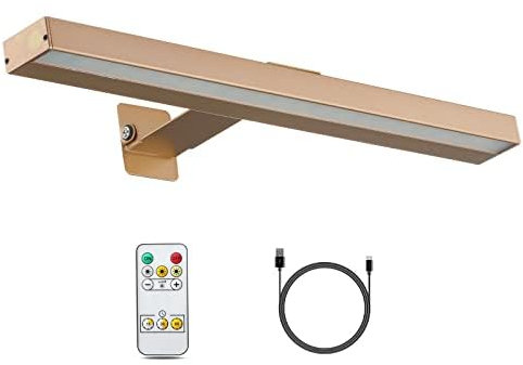 VIGMOJ Applique murale LED à piles avec télécommande, batterie de 40,6 cm, lampe murale d'intérieur rechargeable, avec 3 modes d'éclairage pour le travail artistique