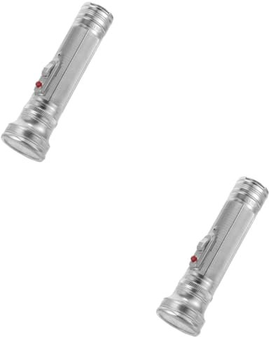 Alipis 2stücke Taschenlampe Im Vintage-stil Tragbare Metall-taschenlampe Für Outdoor-aktivitäten Camping Und Reisen Retro Design Langlebig Und Praktisch Ohne Batterien