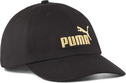 Puma ESS Logo Cap Adult Unisex NO.1 BB Black-Gold L