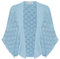 GRACE KARIN Damen Festlich Bolero für Sommer Fledermaus Freizeit Cardigan Hellblau L