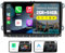 Hexinex【2+64G】Radio de Coche Android con Pantalla Táctil para VW, Autoradio de 9'' con CarPlay/Android Auto/Mirror Link,Compatible con WiFi/GPS/Bluetooth/RDS/USB/FM/Mandos del Volante y Cámara Trasera