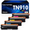 inkalfa TN910 TN 910 TN-910 Toner Kompatibel für Brother TN910 TN 910 MFC-L9570CDW HL-L9310CDW HL-L9310CDWT HL-L9310CDWTT MFC-L9570CDWT (Schwarz Cyan Gelb Magenta, 4-Pack)