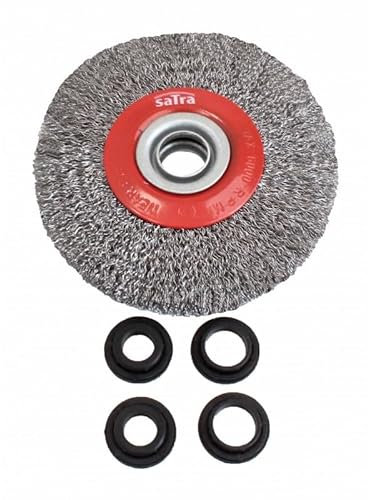 Brosse Circulaire Métallique Touret & Meuleuse– Satra|125 mm﻿