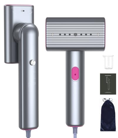 Ferro da Stiro Verticale, 2 In 1 Stiratrice Verticale, Stira Camicie, Vaporizzatori da Viaggio 1200w, Stiratore Verticale da Portatile mit Serbatoio dell'Acqua da 70 ml e Misurino