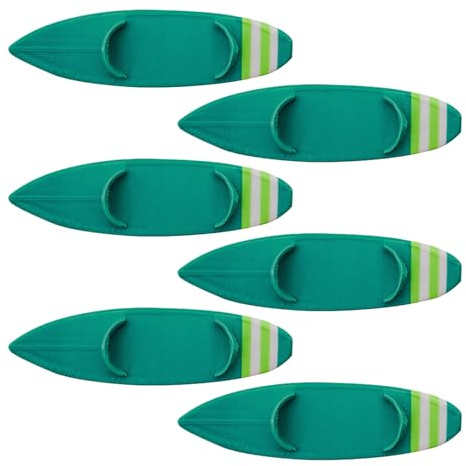 Generisch Mini Surfboard | 6 Stücke Kleine Surfboards | Kinder Sammelspielzeug Für Autofenster Klassenraum Spielzeug Dekoration