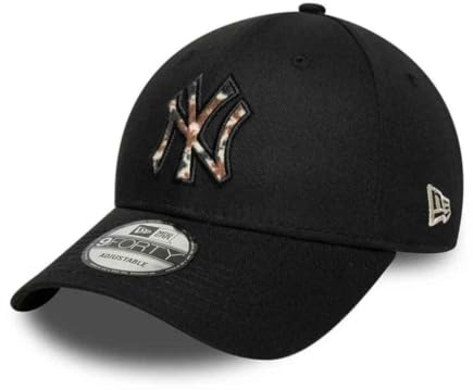 New Era MLB 9FORTY Cap Faux Pony Infill New York Yankees Black