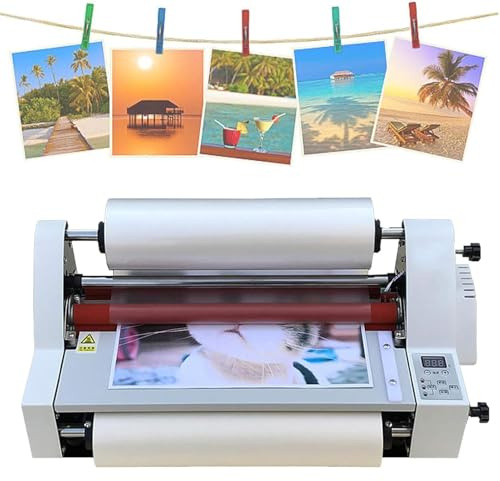 vanenferse Laminoir À Chaud Et À Froid, Machine À Plastifier À Affichage Numérique, Plastifieuse À Rouleaux De Film, Plastifieuse Simple Et Double Face, Contrôle De La Température