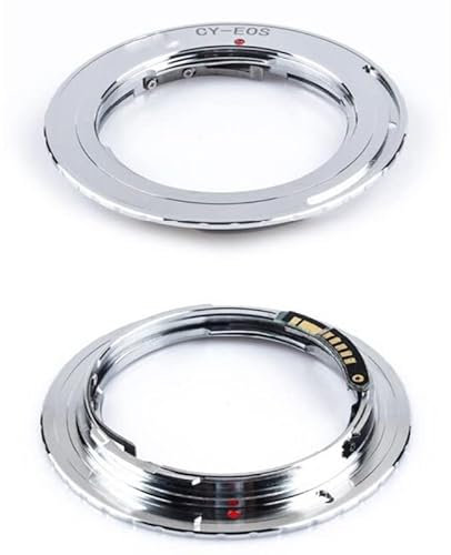 DIGITAL HD ANELLO ADATTATORE CY-EOS OBIETTIVI CONTAX E YASHICA COMPATIBILE CON CORPO CANON EOS CON CHIP CONFERMA FUOCO RING ADAPTER