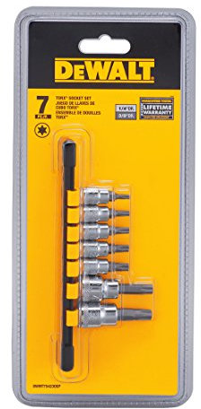 DEWALT DWMT75423OSP 1/4 and 3/8 Drive Torx Socket Set