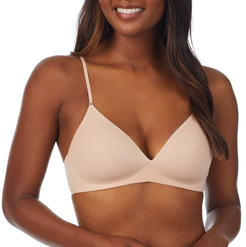 OnGossamer Women's Next to Nothing Micro Wireless T Shirt Bra, Opaque, Champagne, 30B