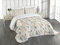ABAKUHAUS Lama Tagesdecke Set, Childish Cactus Tier, Set mit Kissenbezug Moderne Designs, für Einzelbetten 170 x 220 cm, Heller Pfirsich