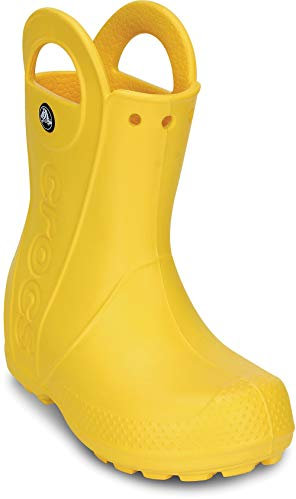 Crocs Handy The Rain Kinder Gummistiefel (34-35 EU) (Gelb)