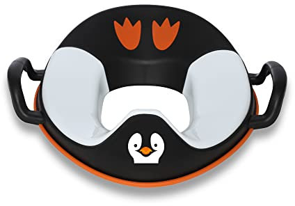 My Little Trainer Seat - Pinguino Asiento Reductor de Inodoro Infantil de Aprendizaje - Entrenamiento de WC para niños pequeños - bebés