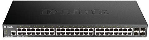 D-link DGS-1250-52X - 52-Port Gigabit Smart Managed Switch With 10G Uplinks, 48 X 10/100/1000base-t, 4 X 10G SFP+ Ports, 176 Gbps Switching Capacity
