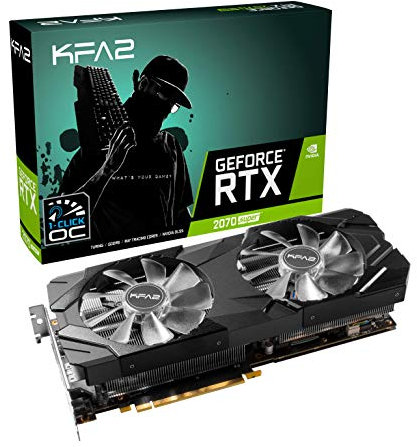 KFA2 GeForce RTX 2070 Super EX [1-Click OC] Carte Graphique 8Go / GB GDDR6-3X DisplayPort/1x HDMI
