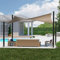 Coolaroo Dualshade - Toldo Iridiscente para Exteriores con 95% de protección UV y Kit de Montaje para Patio, jardín, Piscina y Patio Trasero, 144 x 96 Pulgadas, Rectangular, adoquín