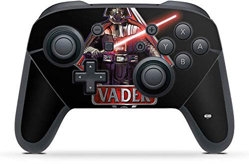 DeinDesign Skin kompatibel mit Nintendo Switch Pro Controller Folie Sticker Star Wars Darth Vader Schwert
