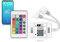Arote LED Controller WIFI RGB 4Pin Wlan Smart Led Strip wifi Kontroller mit 24 Tasten IR Fernbedienung für 5050, 3528 RGB 4Pin Stripe Streifen, Sound Aktiviert,16 Mio Farben, 20 Dynamische Modi