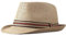 DongBao Femme Homme Chapeau de Soleil Panama en Paille Léger Panama Hat pour Jardin Voyage Plage été