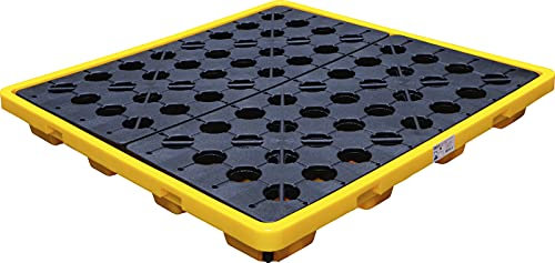 BGS 70050 | Öl-Auffangwanne | mit Gitterrost | für 4 x 200 l Fässer