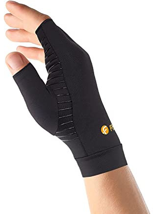 Fititude: Kupfer Infundierte Kompressionshandschuhe Paar Halbfinger Hilft Ihnen bei der Erholung von Arthritis, Schwellungen, Gelenk-und Handschmerzen