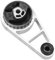 KIMISS Motorlager, Untere Hintere Motorlagerhalterung KKH101384 Zubehörersatz für Rover 75