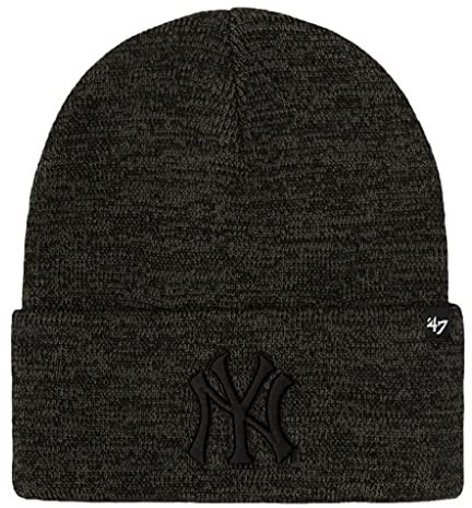 '47 MLB NY Yankees Strickmütze, Tabernacle Cuff, Anthrazit