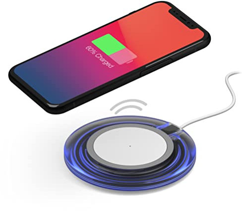 Goo Chargeur Pad à Induction sans Fil Qi Recharge Rapide Smartphone Compatible iPhone Android