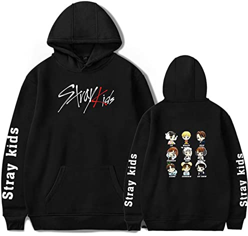 Flyself Damen Kpop Kapuzenpullover Hip hop Streetwear Bang Chan Changbin Hyunjin Felix Seungmin Jeongin Jisung Minho Woojin Hoodie Sweatshirts Pullover