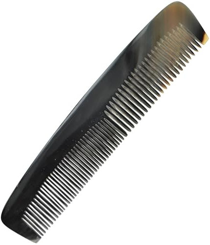 znatoo Kamm aus echtem Horn (19 cm lang, dunkelfarbig)