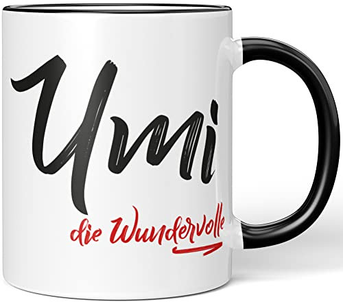 JUNIWORDS Tasse, Umi, die Wundervolle, Schwarz (5306135)