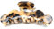 QinGoo Schildkrötenschale Haarklammer Haarschmuck Exquisite Haarspangen für Fein Medium Dick Kurz Mittlere Haar 1stück(9.6cm*4.2cm, Tortoise)