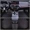 Auto Fußmatten für BMW 3 Series E90 E93 2008-2012 Allwetter Fussmatten Set Zubehör Fußmatte,Schwarz