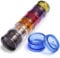 Molirex Pilulier Semainier Medicament, BoîTe à Pilules Ronde De Grande Capacité à 7 Couleurs, BoîTe à Pilules Portable RéSistante à L'Humidité
