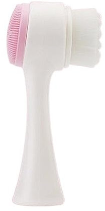Silicone Facial Cleansing Brush Double-sided Cleanser Exfoliating, Massage Soft Brush To Remove Surface Dirt, Oil, Cosmetic Residue, Deep Clean Facial Pores (Colore : 1Pcs Pink)
