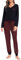 Sopesil Pyjama Femme Manches Longues Pyjama Femme Coton Pyjamas Sets avec Poches Vêtements de Nuit Doux et Confortables pour Femmes A-Rouge,M