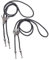 AUTUUCKEE 2pcs Bolo Tie Ranger Star Cow Skull Halloween Party Daily Wear Casual PU Leather Tie Necklace(Pentagram + Bull Head)