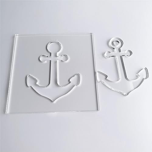 Anchor Router Template Clear Acrylic Template Router Inlay Template Woodworking Router Template